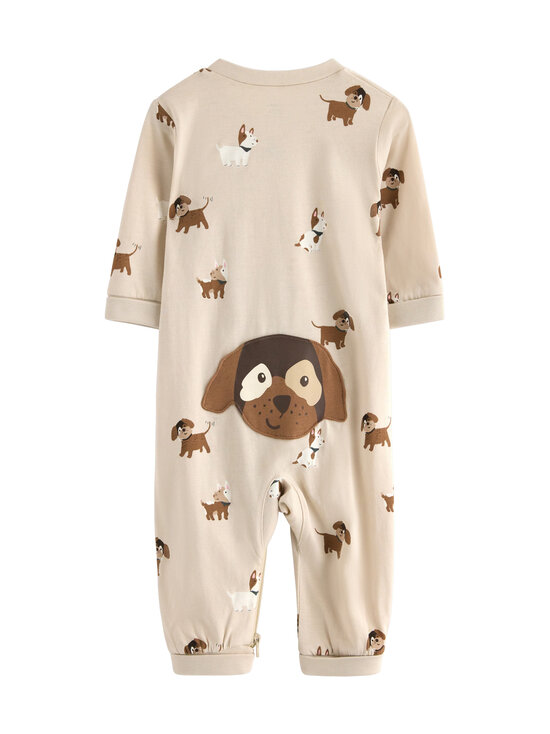 Lindex - Dogs-pyjamahaalari - 7458 LIGHT BEIGE | Stockmann - photo 2