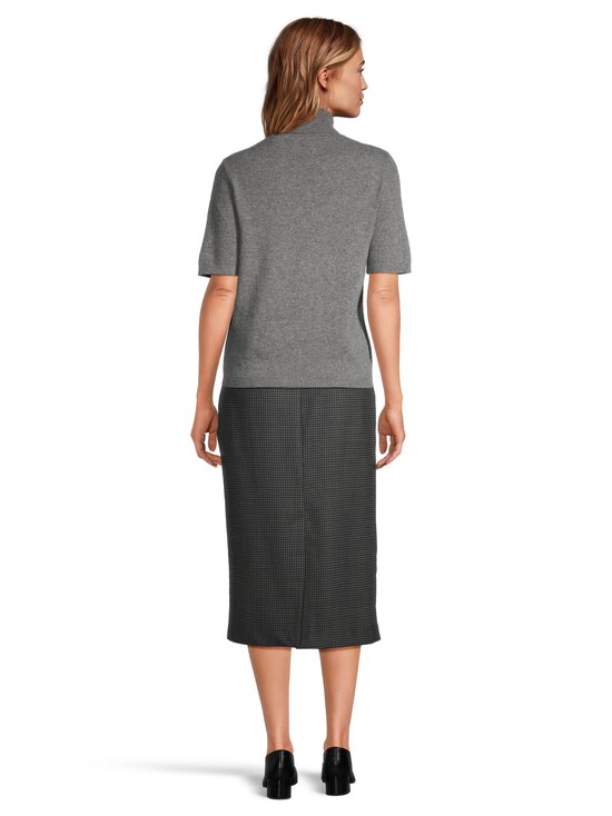 GANT - Midi Checked Wool zīmuļsvārki - 90 CHARCOAL MELANGE | Stockmann - photo 4