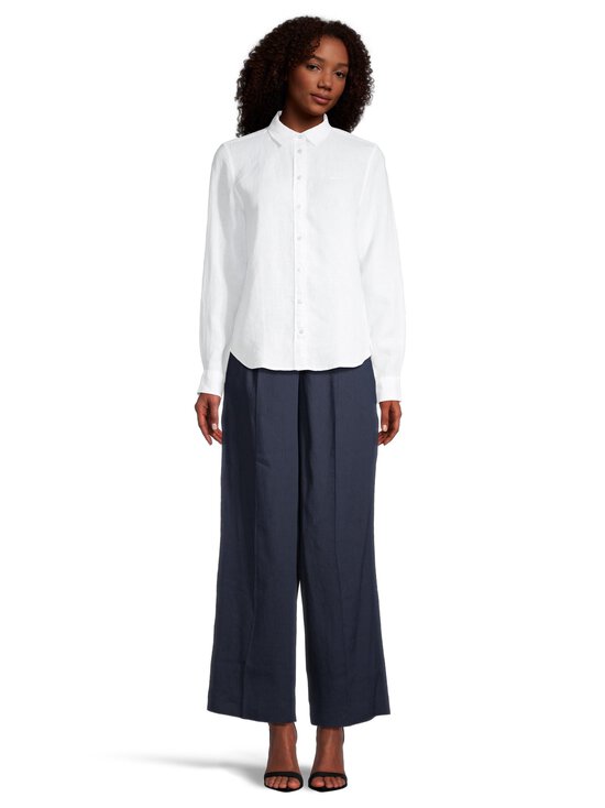 GANT - Chambray Regular Fit lina blūze - 110 WHITE | Stockmann - photo 2