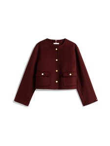 Tommy Hilfiger - Regular Lady -villasekoitetakki - XIH DEEP BURGUNDY Tommy Hilfiger - Regular Lady -villasekoitetakki - XIH DEEP BURGUNDY | Stockmann