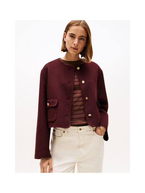 Tommy Hilfiger - Regular Lady -villasekoitetakki - XIH DEEP BURGUNDY - photo 4 Tommy Hilfiger - Regular Lady -villasekoitetakki - XIH DEEP BURGUNDY | Stockmann - photo 4