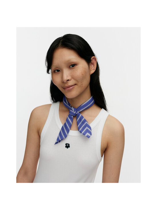 Marimekko - Astrilli Piccolo Kioski -bandana - 550 BLUE, LIGHT GREY | Stockmann - photo 3