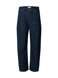 Selected - SlfLoose Hanny Mid Waist -tynnyrilahkeiset farkut - DARK BLUE DENIM | Stockmann