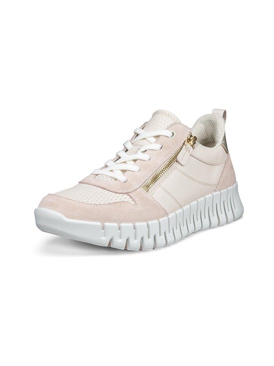 ecco - Gruuv Side Zip -nahkasneakerit - 61535 ROSE DUST/LIMESTONE/PURE WHITE GOLD | Stockmann - photo 2