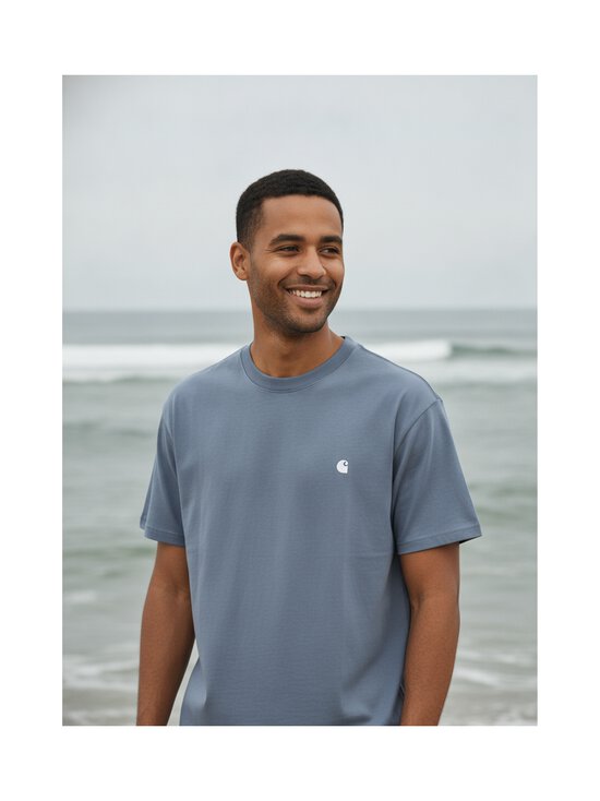 Carhartt WIP - Madison T-krekls - 3S2XX SHADY BLUE / WHITE | Stockmann - photo 5