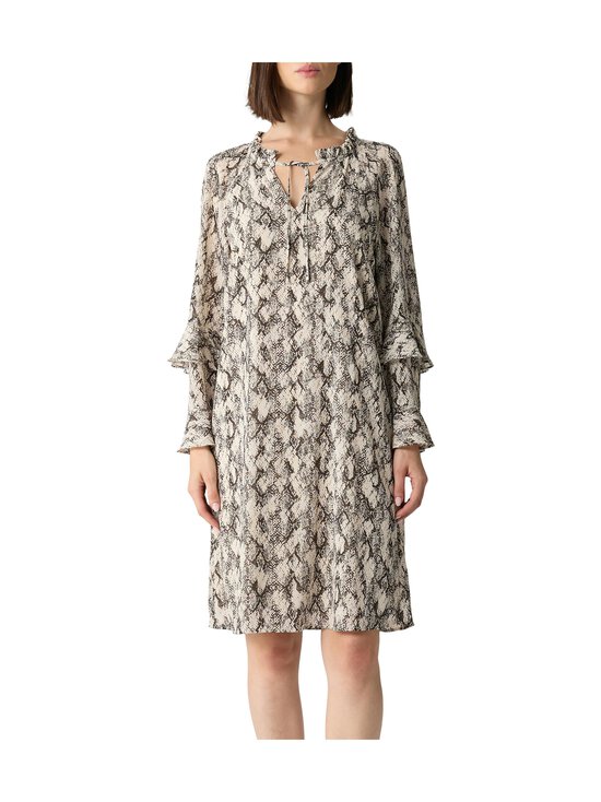 Comma - Apdrukāta kleita - 93A0 GREY /BLACK PATTERN | Stockmann - photo 3