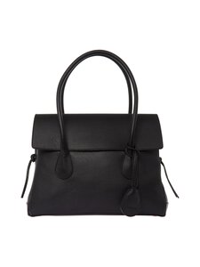 Flattered - Lydia Tote Grained -nahkalaukku - 001 BLACK | Stockmann