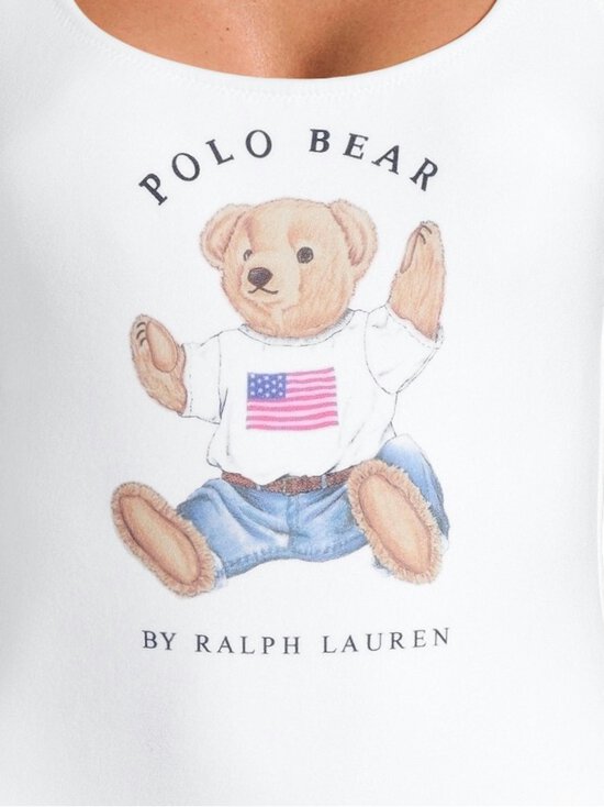 Polo Ralph Lauren - Scoop Tank Polo Bear -uimapuku - WHT WHITE | Stockmann - photo 4