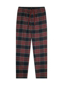 Schiesser - Long Flannel -pyjamahousut - 702 DARK GREEN | Stockmann