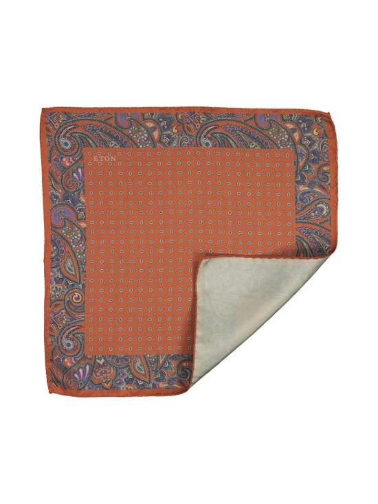 Eton - Paisley-silkkitaskuliina - 45 ORANGE | Stockmann - photo 2