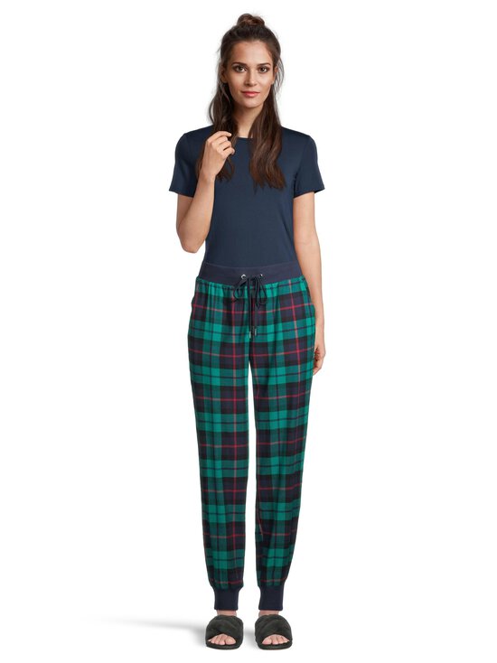 A+more - Nedda Checked -flanellipyjamahousut - GREEN CHECK | Stockmann - photo 3