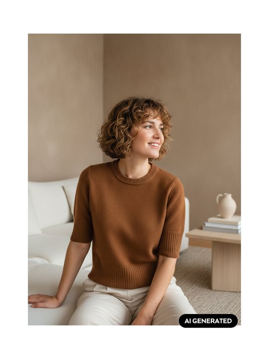 Andiata - Ever adīts džemperis - 63 COGNAC | Stockmann - photo 5