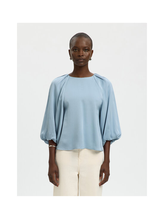 Selected - SlfLaurina blūze - DUSTY BLUE | Stockmann - photo 4