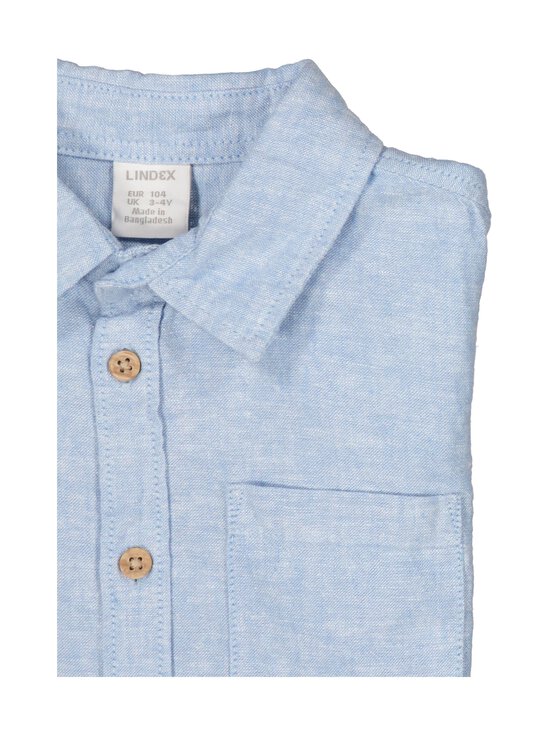 Lindex - Linen Blend -kauluspaita - 9981 LT DUSTY BLUE - photo 3 Lindex - Linen Blend -kauluspaita - 9981 LT DUSTY BLUE | Stockmann - photo 3