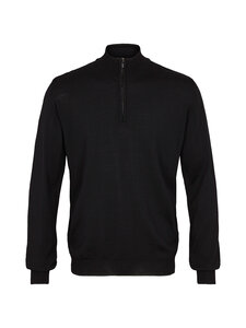 SAND Copenhagen - Ibro Half Zip vilnas džemperis - 200 EBONY BLACK | Stockmann