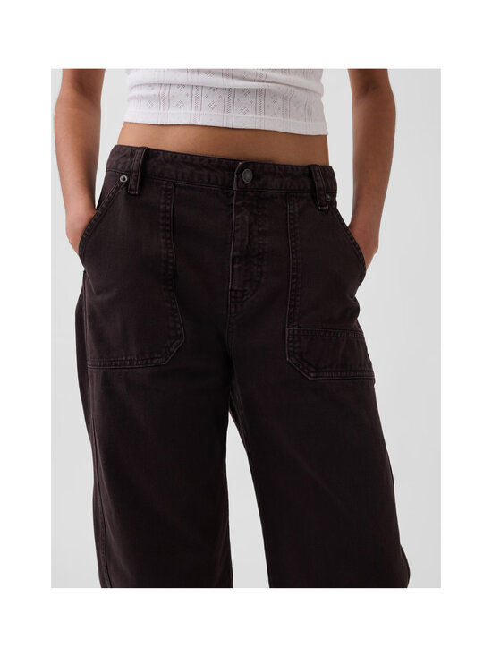 GAP - Mid Rise Barrel Utility -nilkkapituiset farkut - TERRA BROWN | Stockmann - photo 5