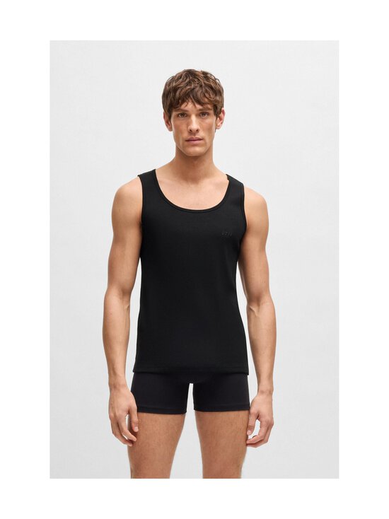 BOSS - TankTop RibClassic - aluspaita 3-pack - 001 BLACK | Stockmann - photo 3