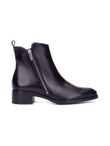 Wonders - Pointy Toe Zipper -nahkanilkkurit - OREGONLUX NEGRO | Stockmann