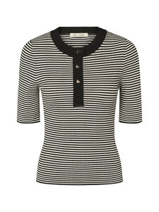 RUE de FEMME - RDFFennec stripe -neule - 20 BLACK | Stockmann