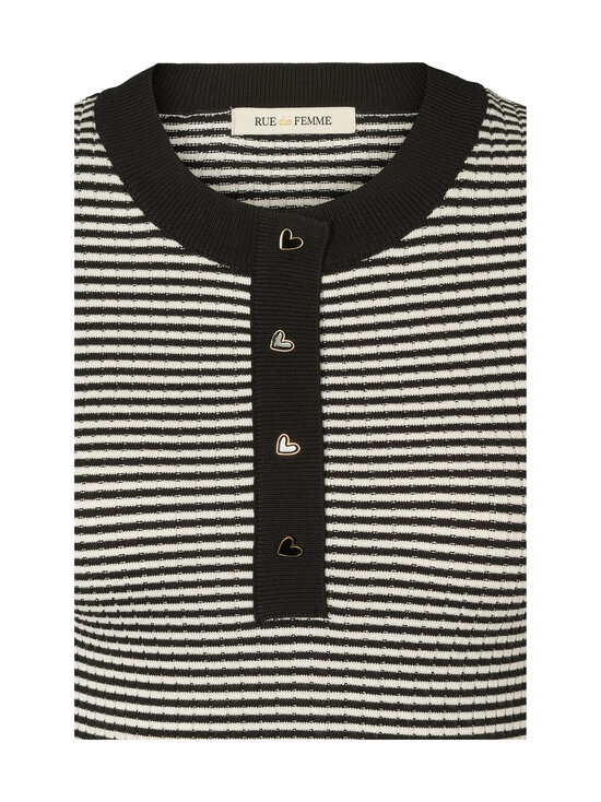 RUE de FEMME - RDFFennec stripe -neule - 20 BLACK | Stockmann - photo 3