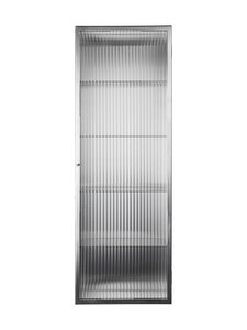 Ferm Living - Haze-seinäkaappi 35 x 100 cm - BRUSHED STAINLESS STEEL | Stockmann