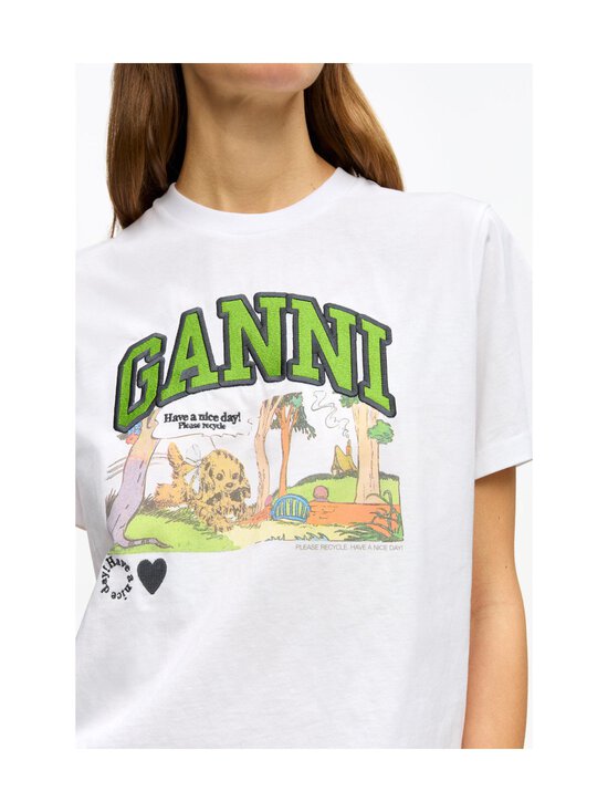 Ganni - Poppy C t-paita - 151 BRIGHT WHITE - photo 4 Ganni - Poppy C t-paita - 151 BRIGHT WHITE | Stockmann - photo 4