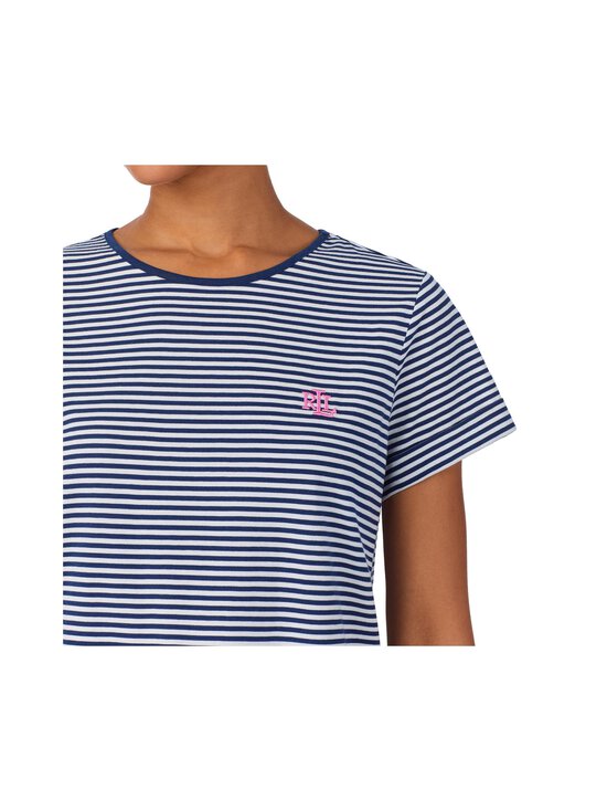 Lauren Ralph Lauren - Crew Boxer Set -shortsipyjama - 414 NAVY STP | Stockmann - photo 4