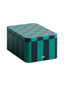 HAY - Tin Container Small uzglabāšanas kaste - GREEN AND DARK BLUE HAY - Tin Container Small uzglabāšanas kaste - GREEN AND DARK BLUE | Stockmann