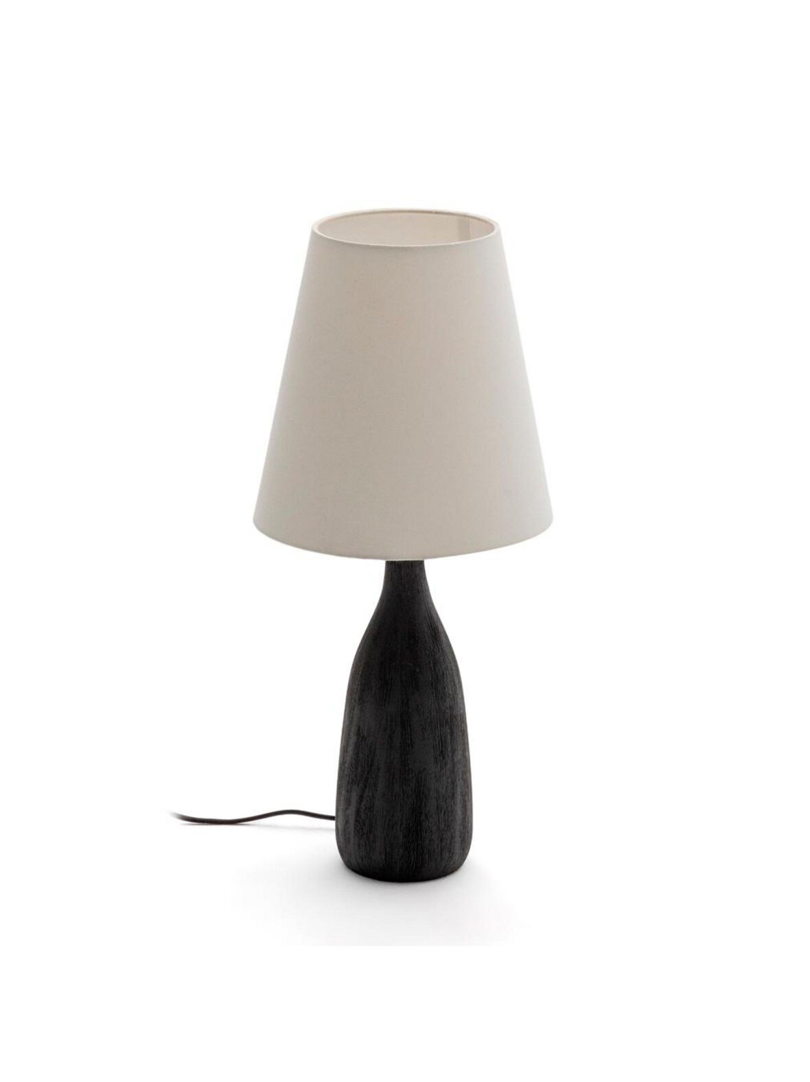 Luvia-pöytävalaisin musta / valkoinen k 56 cm
