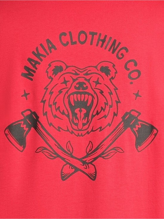 Makia - Bear t-paita - 460 RED | Stockmann - photo 4