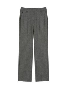 Marc O'Polo - Tailored Straight Pinstripe bikses - W95 MULTI/ROCKY GREY MELANGE | Stockmann