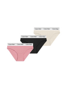 Calvin Klein Kids - Bikini-alushousut 3-pack - 0VP BRANDIEDAPRICOT/WHITECAPGRAY/PVHBLK | Stockmann