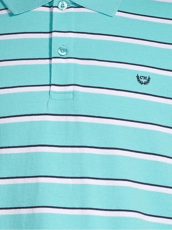 Cap Horn - Tristan Stripe -pikeepaita - TURQUOISE COMBO | Stockmann - photo 4