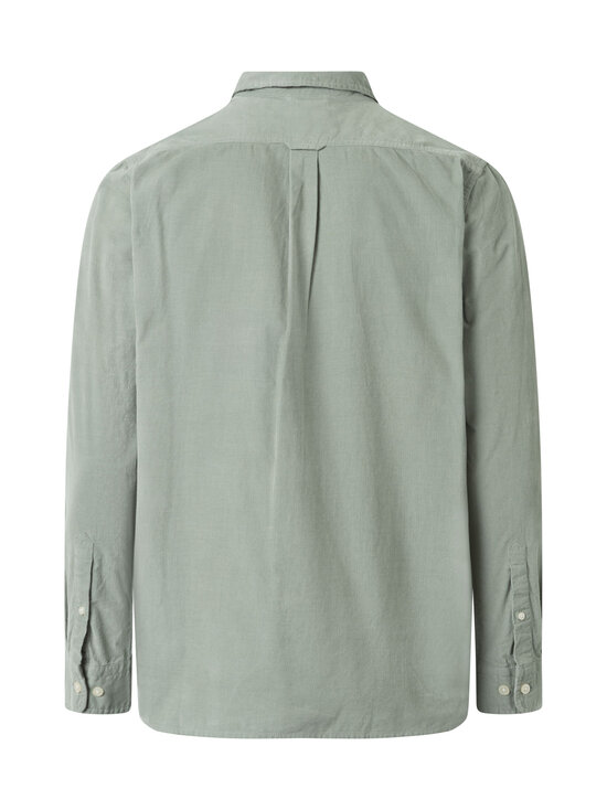 Knowledge Cotton Apparel - Dune regular -vakosamettipaita - 1396 LILY PAD | Stockmann - photo 2