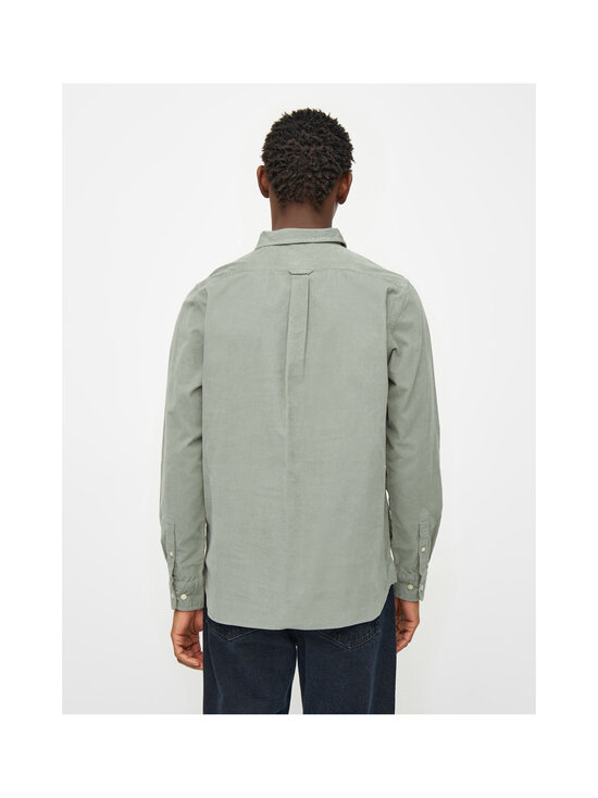 Knowledge Cotton Apparel - Dune regular -vakosamettipaita - 1396 LILY PAD | Stockmann - photo 4