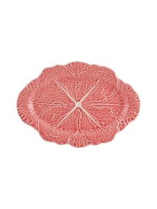 Bordallo Pinheiro - Cabbage-tarjoilulautanen 37.5 cm - PINK, WHITE | Stockmann