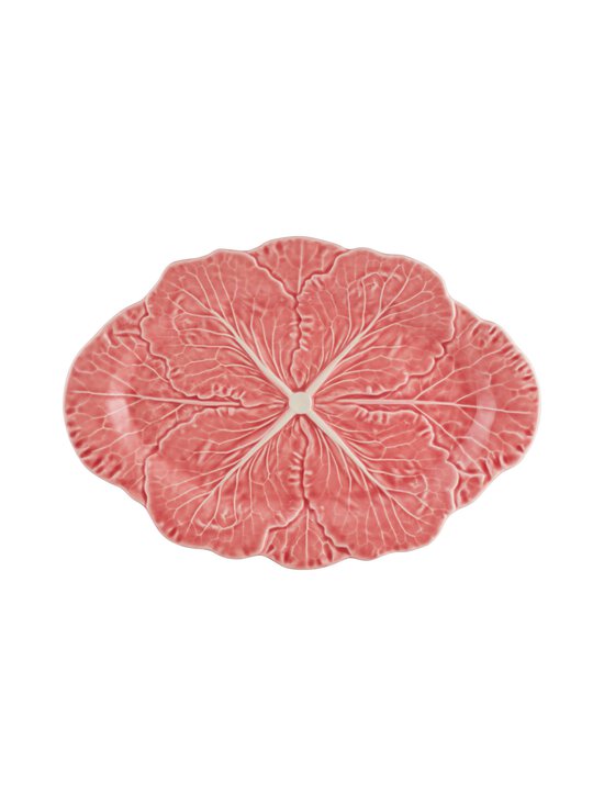 Bordallo Pinheiro - Cabbage-tarjoilulautanen 37.5 cm - PINK, WHITE | Stockmann - photo 1