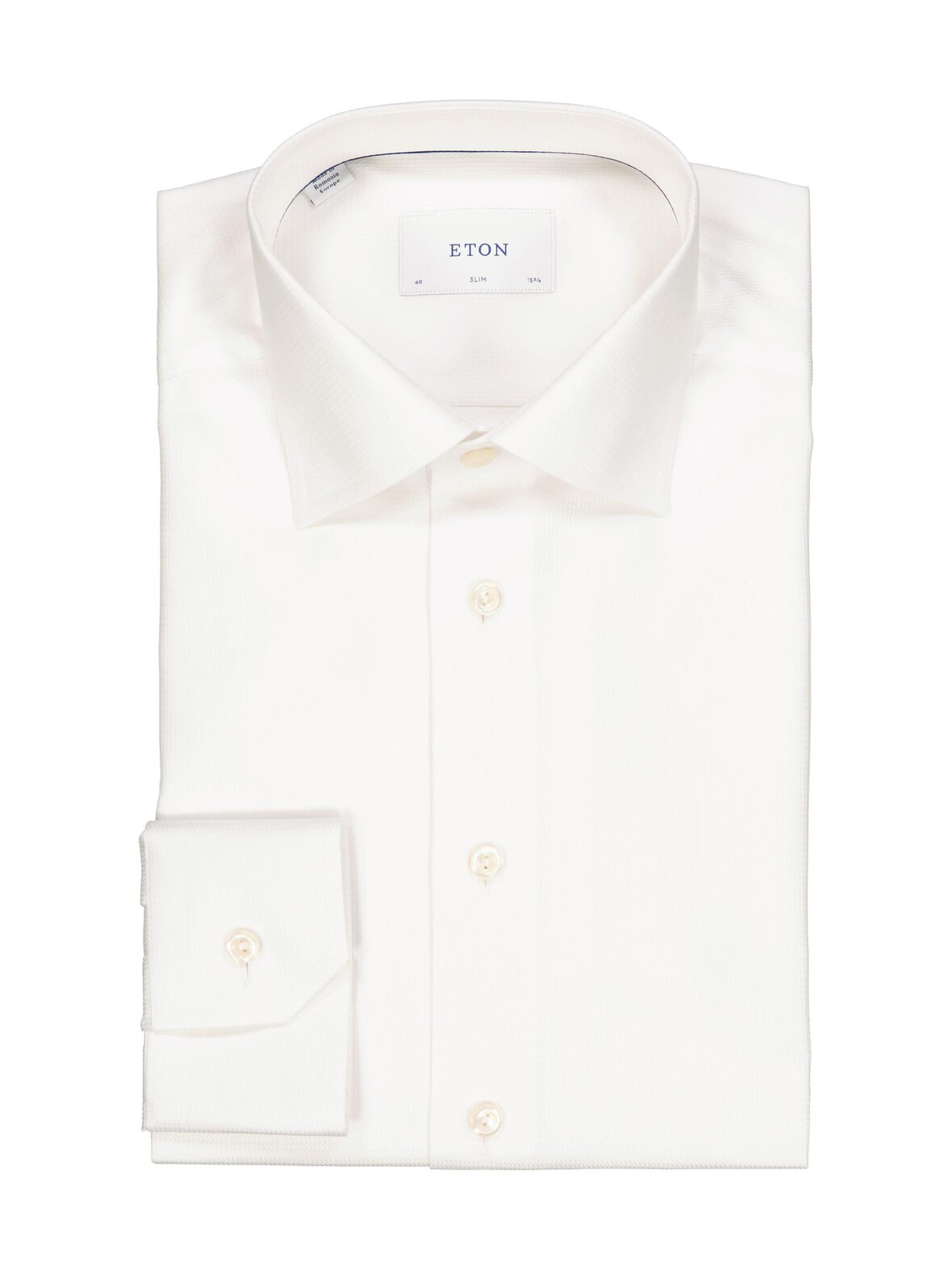 Slim Fit Semi-Solid Dobby -kauluspaita