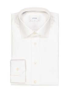 Eton - Triiksärk Slim Fit Semi-Solid Dobby - 00 WHITE | Stockmann