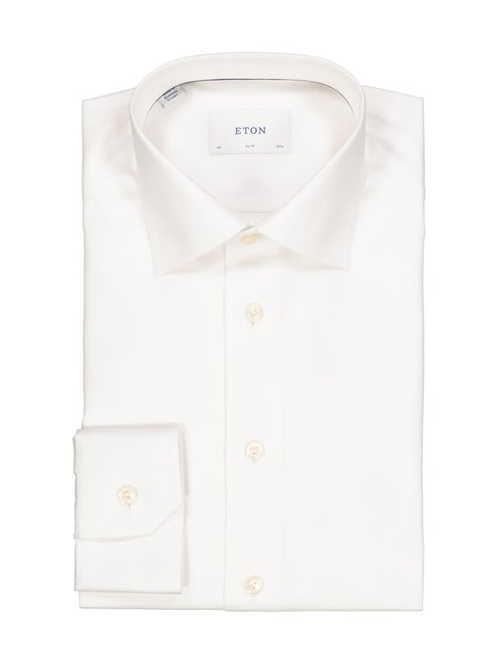 Eton - Triiksärk Slim Fit Semi-Solid Dobby - 00 WHITE | Stockmann - photo 1
