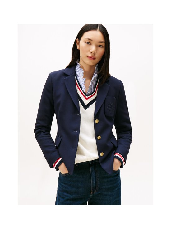 Tommy Hilfiger - Punto Tonal Crest Slim -bleiseri - C1G DARK NIGHT NAVY | Stockmann - photo 2