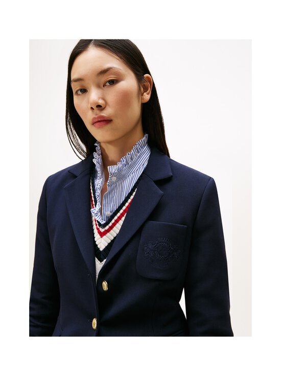 Tommy Hilfiger - Punto Tonal Crest Slim -bleiseri - C1G DARK NIGHT NAVY | Stockmann - photo 3