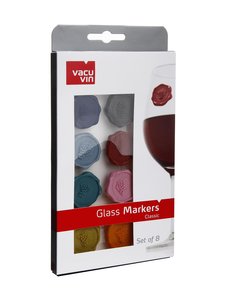 Vacuvin - Klaasimarker, 8 tk - MONIVÄRINEN | Stockmann