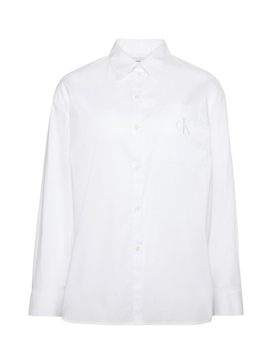 Calvin Klein Jeans - Poplin Relaxed kreklblūze - YAA BRILLIANT WHITE - photo 1 Calvin Klein Jeans - Poplin Relaxed kreklblūze - YAA BRILLIANT WHITE | Stockmann - photo 1