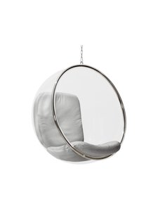 Eero Aarnio - Kuplatuoli - HOPEA,KROMI,LÄPINÄKYVÄ,HARMAA | Stockmann