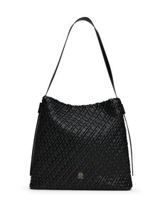 Tommy Hilfiger - Braided Maxi Hobo -käsilaukku - BDS BLACK | Stockmann