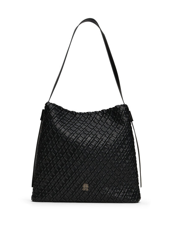 Tommy Hilfiger - Braided Maxi Hobo -käsilaukku - BDS BLACK | Stockmann - photo 1
