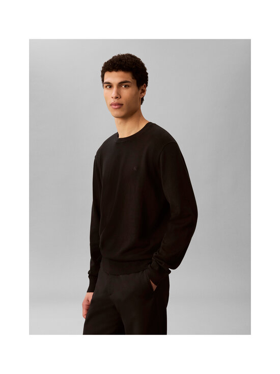 Calvin Klein Menswear - Supima Cotton Crew -neulepaita - UB1 BLACK | Stockmann - photo 4