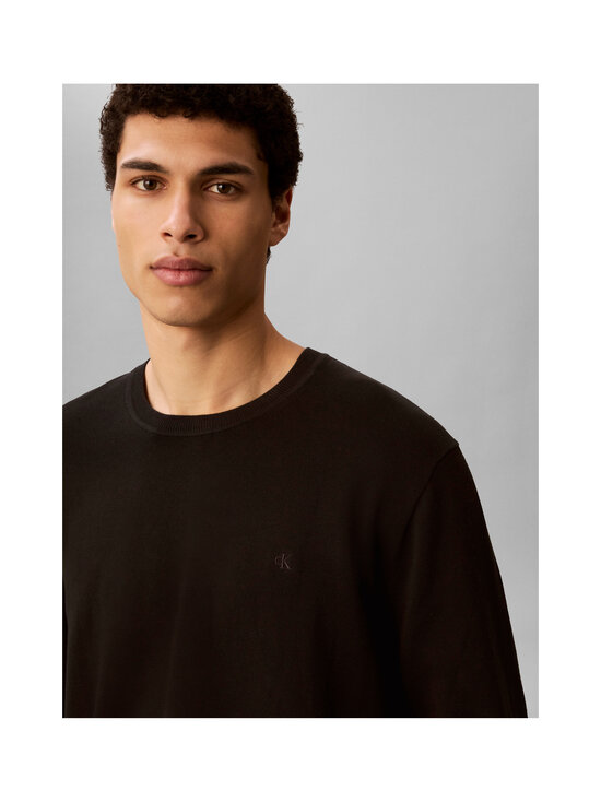 Calvin Klein Menswear - Supima Cotton Crew -neulepaita - UB1 BLACK | Stockmann - photo 7