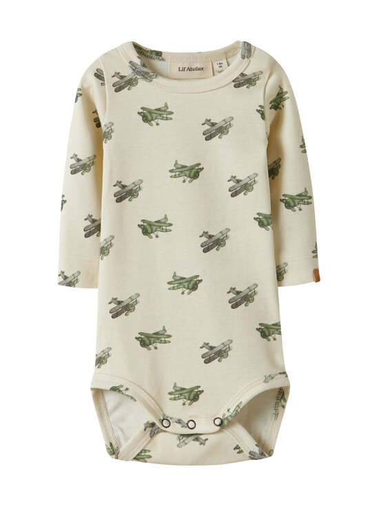 Lil' Atelier - Body NbmLayo Geu Slim - COCONUT MILK AOP:AIRPLANE | Stockmann - photo 1